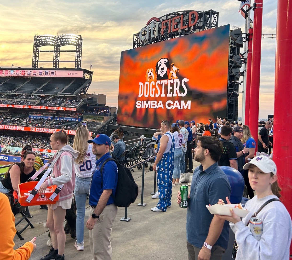 Dogsters activation at MLB stadium